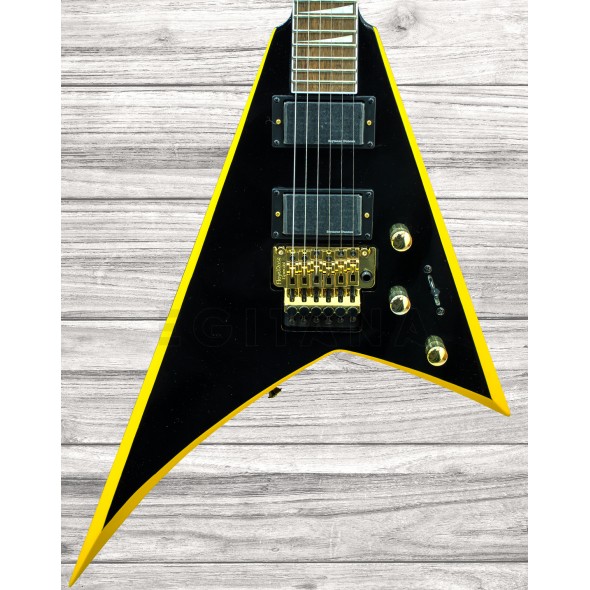 Outros formatos Jackson RRX24 Black w/Yellow Bevels  B-Stock