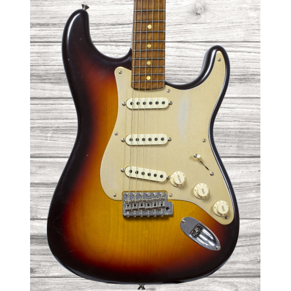 Guitarras formato ST Fender Custom Shop Limited Edition '58 Special Strat Journeyman Relic Chocolate 3-Color Sunburst Guitarras formato ST Fender Custom Shop Limited Edition '58 Special Strat Journeyman Relic Chocolate 3-Color Sunburst