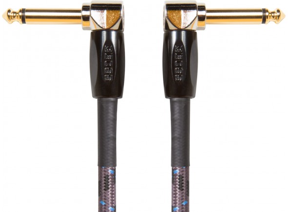 BOSS BIC  Cabo para pedais de efeitos/Cable de Conexión BOSS BIC-PC Cabo Audio Patch Jack mono 15cm para Pedalboards Revestimento Malha Garantia Vitalícia 