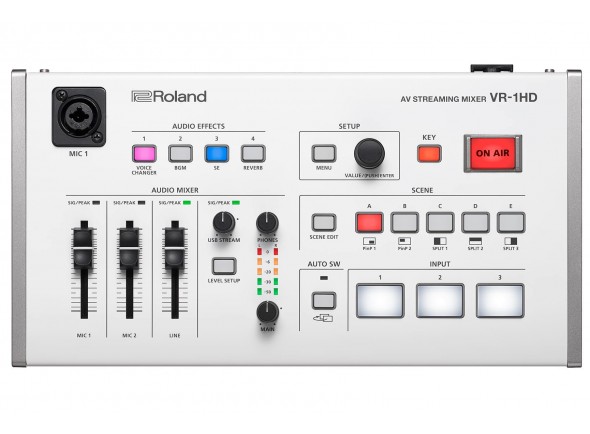 Mesa de mistura para edição/live video/Mesa de Edição de Vídeo Roland VR-1HD Mesa de Video para Streaming 