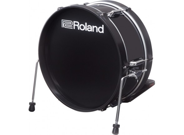 roland kd- Acessórios Originais Roland V-Drums/pads de bombo electronico Roland KD-180L-BK Bombo 18-Polegadas para Roland V-Drums