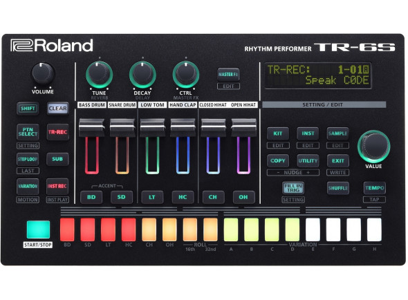Roland AIRA Caixa de Ritmos/Sequenciadores de ritmos Roland TR-6S <b>PRO STUDIO</b> Caixa de Ritmos com USB AIRA 