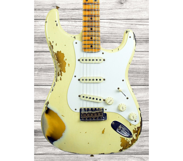 Guitarras Fender Custom Shop Guitarras formato ST Fender Custom Shop Limited Edition 1956 Super Heavy Relic White Over Sunburst Guitarras Fender Custom Shop Guitarras formato ST Fender Custom Shop Limited Edition 1956 Super Heavy Relic White Over Sunburst