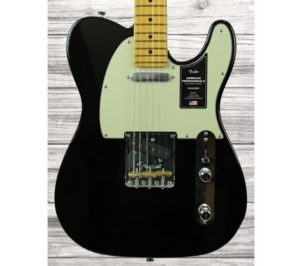 Fender American Professional II guitarras en forma de T Fender  American Professional II Maple Fingerboard Black 