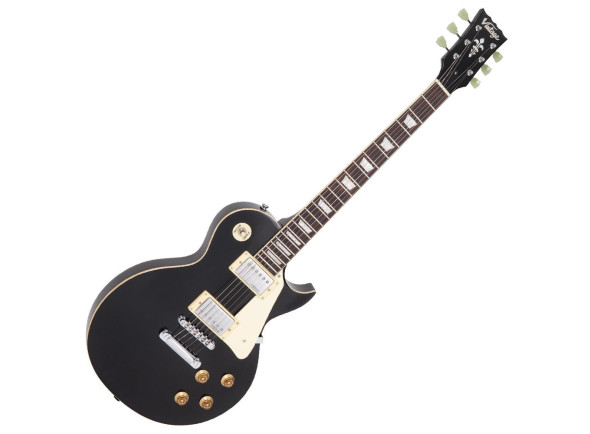 Guitarras Vintage v100 Guitarras de formato single cut Vintage V100BLK Gloss Black 
