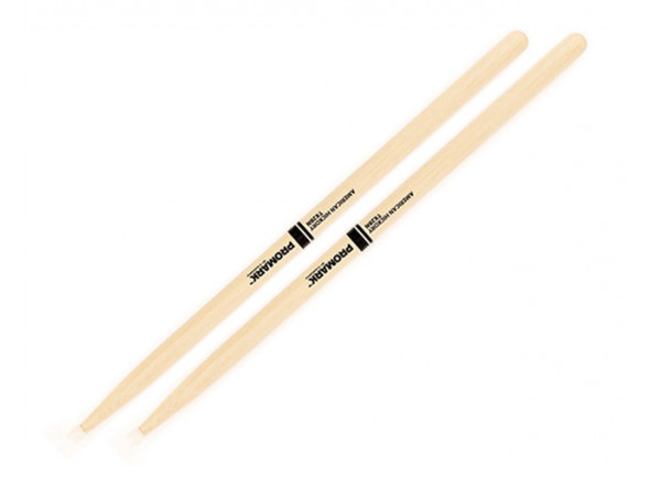Baqueta 2B/Outras baquetas Baquetas ponta nylon Pro Mark TX2BN 2B Hickory (par)