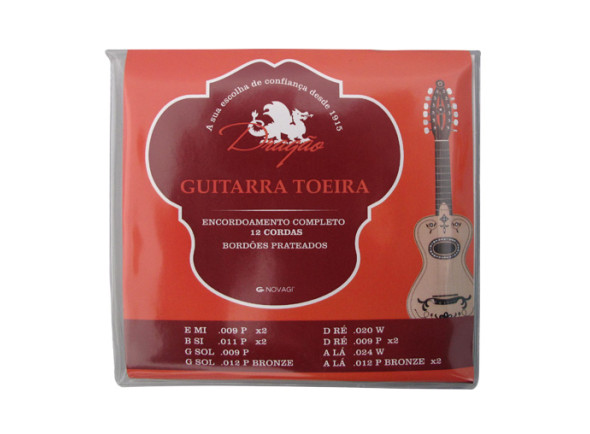 Cuerdas Instrumentos Internacionales Dragão Guitarra Toeira Cordas