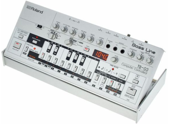 Roland BOUTIQUE Sintetizador/sintetizadores Roland TB-03 BASS LINE Recriação Caixa Ritmos <b>Roland TB-303</b> BOUTIQUE