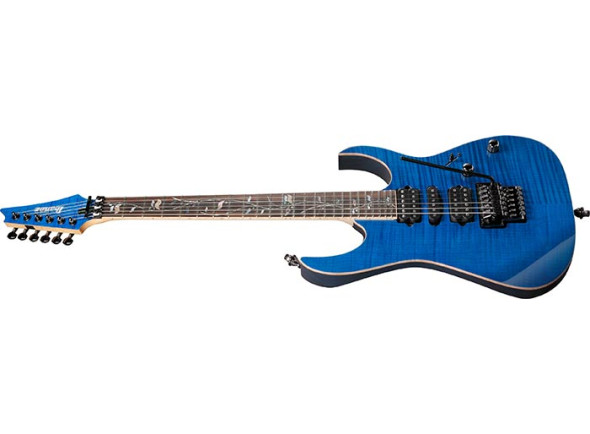  Guitarra elétrica/Guitarras formato ST Ibanez RG8570RBS RG j.custom 6str Electric Guitar w/Case - Royal Blue Sapphire 770