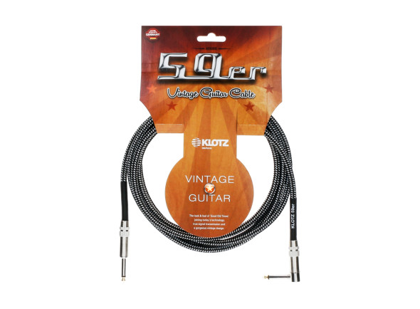 cable de instrumento Klotz Vintage Angled 6 metros