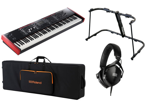 orgãos Piano de palco 88 teclas/Pianos de palco <b>PACK Roland V-STAGE 88 + SACO TRANSPORTE + SUPORTE + HEADPHONES</b> orgãos Piano de palco 88 teclas/Pianos de palco <b>PACK Roland V-STAGE 88 + SACO TRANSPORTE + SUPORTE + HEADPHONES</b>