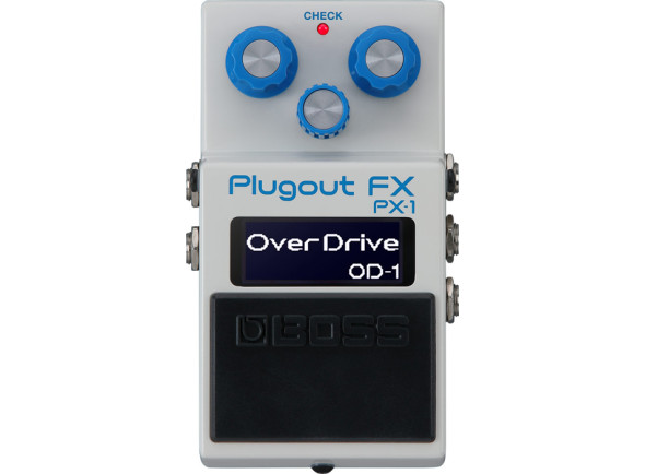 BOSS Pedal Distorção Efeitos de guitarra elétrica/Pedal de distorção BOSS PX-1 PLUGOUT FX Revolucionário + Bluetooth + Visor LCD + USB + MIDI NEW!