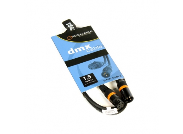 Cabo DMX Accu-Cable AC-DMX3/1,5 Cabo DMX Accu-Cable AC-DMX3/1,5