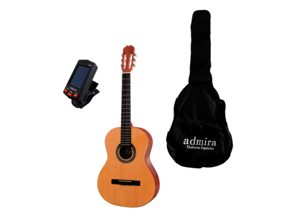 Pack de Guitarra Clássica/Guitarra Clássica Admira  Alba 4/4 Natural Pack para Iniciantes