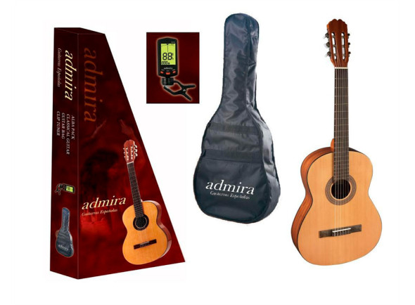 Guitarra Clássica 3/4 com Saco/Guitarra Clássica Admira Pack de Guitarra Clássica 3/4 Natural