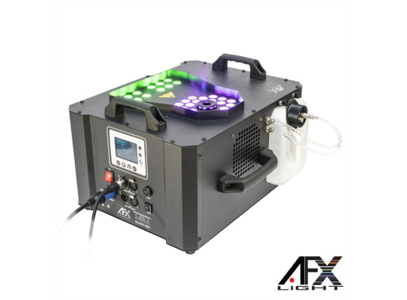 Máquinas de humo Afx Light   Máquina de Fumos 2000W 36 LEDS 1W RGB c/ 2 Comandos VOLCANO-2000