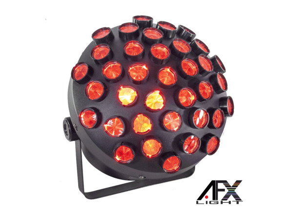 Projector LED PAR Afx Light   Projector Luz  c/ 27 Leds RGB 1.5W MULTI-LINE DMX MUSHROOM-2.0