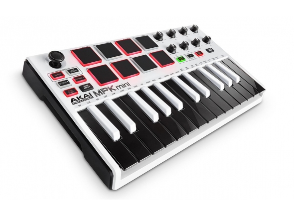 Akai MPK mini Mk2 white
Akai MPK mini Mk2 white incorpora 5 anos de comentários do usuário para um projeto novo, reforçado;
25 teclas mini de synth-ação;
Direcional de 4 vias para controle dinâmico de pitch e modulação;
8 backlit sensíveis à velocidade MPC-estilo pads com nota repita & nível completo;
8 botões de Q-Link assignable para mistura, ajustes plug-ins e muito mais;
Built-in arpeggiator com resolução ajustável, gama e modos;
Botões dedicados de oitava acima e oitava abaixo;
Design ultracompacto permite que você criar em qualquer lugar;
Alimentado USB;
Full-Size sustentar a tomada de entrada de pedal;
Pacote de software abrangente de produção incluído: Akai Pro MPC Essentials, SONiVOX Wobble e 3 híbrido ar música Tech (downloads);
Número de teclas: 25 sensíveis à velocidade;
Pads: 8 e velocidade-sensível à pressão, acendem MPC-estilo pads x 2 bancos;
Qnobs: 8 potes de controlador pode ser atribuído;
Interface de computador: Comunicação USB-MIDI para Mac/PC;
Programas: 4;
Oitavas: 10 com Octave acima e para baixo;
Arpeggiator: Sim;
Controles adicionais: Pitchbend/Mod Joystick, nota repetir botão, botão de nível completo, botão Tap Tempo;
Entradas adicionais: (1) 1/4 "(6,35 mm) TS entradas para sustentam a pedal;
Peso: 1,65 kg.
Akai MPK mini Mk2 white
Akai MPK mini Mk2 white incorpora 5 anos de comentários do usuário para um projeto novo, reforçado;
25 teclas mini de synth-ação;
Direcional de 4 vias para controle dinâmico de pitch e modulação;
8 backlit sensíveis à velocidade MPC-estilo pads com nota repita & nível completo;
8 botões de Q-Link assignable para mistura, ajustes plug-ins e muito mais;
Built-in arpeggiator com resolução ajustável, gama e modos;
Botões dedicados de oitava acima e oitava abaixo;
Design ultracompacto permite que você criar em qualquer lugar;
Alimentado USB;
Full-Size sustentar a tomada de entrada de pedal;
Pacote de software abrangente de produção incluído: Akai Pro MPC Essentials, SONiVOX Wobble e 3 híbrido ar música Tech (downloads);
Número de teclas: 25 sensíveis à velocidade;
Pads: 8 e velocidade-sensível à pressão, acendem MPC-estilo pads x 2 bancos;
Qnobs: 8 potes de controlador pode ser atribuído;
Interface de computador: Comunicação USB-MIDI para Mac/PC;
Programas: 4;
Oitavas: 10 com Octave acima e para baixo;
Arpeggiator: Sim;
Controles adicionais: Pitchbend/Mod Joystick, nota repetir botão, botão de nível completo, botão Tap Tempo;
Entradas adicionais: (1) 1/4 "(6,35 mm) TS entradas para sustentam a pedal;
Peso: 1,65 kg.
