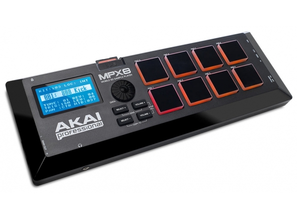 Akai MPX8
Akai MPX8 adiciona samples estéreo ou mono via cartões SD (vendidos em separado)
8 pads sensíveis à velocidade e à pressão
MIDI USB e entradas e saídas MIDI padrão
Controlo de software MIDI do computador e equipamento MIDI externo
Kit de edição de samples com função arrastar-e-soltar para Mac® e PC incluído
Biblioteca de sons e samples incluída
Download gratuito da Biblioteca de Loops da Akai Pro
Ajuste, adição de reverberação e gravação de sets de samples para um retorno fácil
(2) saídas de 6.35mm balanceadas
Saída de auscultadores de 3.5mm
Akai MPX8
Akai MPX8 adiciona samples estéreo ou mono via cartões SD (vendidos em separado)
8 pads sensíveis à velocidade e à pressão
MIDI USB e entradas e saídas MIDI padrão
Controlo de software MIDI do computador e equipamento MIDI externo
Kit de edição de samples com função arrastar-e-soltar para Mac® e PC incluído
Biblioteca de sons e samples incluída
Download gratuito da Biblioteca de Loops da Akai Pro
Ajuste, adição de reverberação e gravação de sets de samples para um retorno fácil
(2) saídas de 6.35mm balanceadas
Saída de auscultadores de 3.5mm