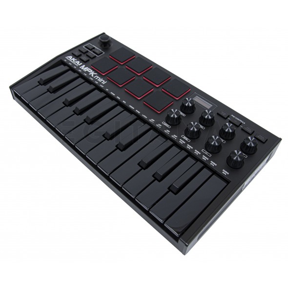 Controlador Midi/Teclados controladores MIDI de hasta 25 teclas Akai Professional MPK Mini MK3 Black 
