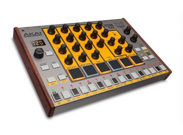 Akai Tom Cat
Akai Tom Cat - a verdadeira caixa de ritmos analógica com cinco vozes de percussão
Tímbalos, tarolas e outros ons com Disco Tom cromaticamente ajustável
Sequênciador de 32 intervalos com a interface de uma clássica caixa de ritmos
Gate trigger In/Out para ativação das sequências via sintetizador modular, sequênciadores clássicos ou fontes de áudio externas
6 pads a estilo MPC personalizável para sequenciação e criação de ritmos
Akai Tom Cat
Akai Tom Cat - a verdadeira caixa de ritmos analógica com cinco vozes de percussão
Tímbalos, tarolas e outros ons com Disco Tom cromaticamente ajustável
Sequênciador de 32 intervalos com a interface de uma clássica caixa de ritmos
Gate trigger In/Out para ativação das sequências via sintetizador modular, sequênciadores clássicos ou fontes de áudio externas
6 pads a estilo MPC personalizável para sequenciação e criação de ritmos