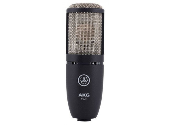 Microfone de membrana grande/Microfones de estúdio AKG P220 Microfone de membrana grande/Microfones de estúdio AKG P220