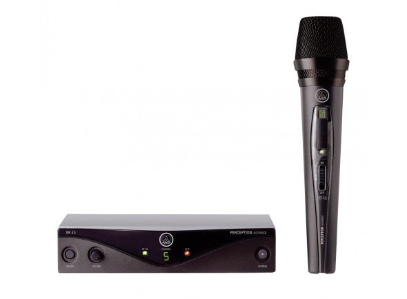 Sistema sem fios com microfone de mão/Sistema sem fios com microfone de mão AKG PW45 Vocal Sistema sem fios com microfone de mão/Sistema sem fios com microfone de mão AKG PW45 Vocal