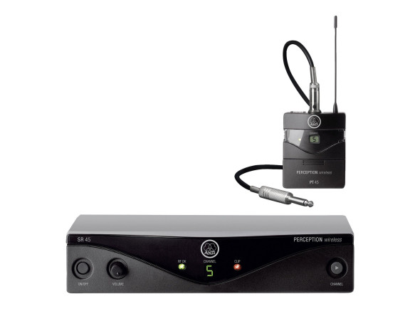 Sistemas sem fios com microfones para instrumentos AKG  Sistema para instrumentos WMS 45 Banda A 3250H00010