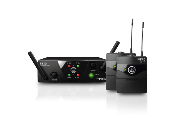 Sistemas sem fios com microfones para instrumentos AKG WMS 40 Mini Dual Instrument ISM2/3A