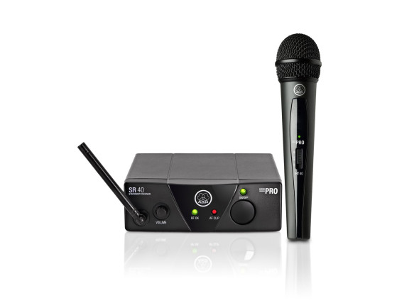 Microfones sem fio AKG en stock Sistema inalámbrico con micrófono de mano AKG  WMS 40 Mini Vocal ISM2