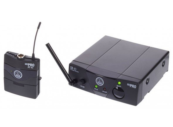 Sistema sem fio para guitarra e baixo/Sistema sem fio para guitarra e baixo AKG WMS40 Mini Instrumental Sistema sem fio para guitarra e baixo/Sistema sem fio para guitarra e baixo AKG WMS40 Mini Instrumental