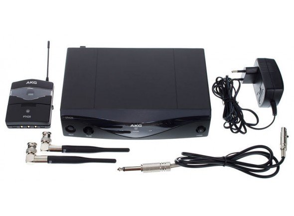 Sistema sem fio para guitarra e baixo/Sistema sem fio para guitarra e baixo AKG WMS420 Instrumental Sistema sem fio para guitarra e baixo/Sistema sem fio para guitarra e baixo AKG WMS420 Instrumental