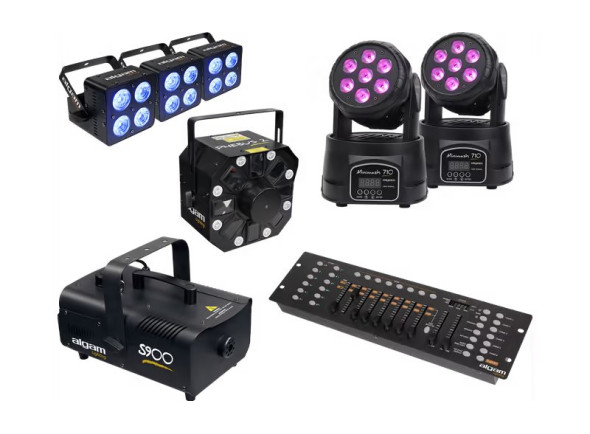 BUNDLE DJ ILUMINAÇÃO/Projector LED PAR Algam Lighting  BUNDLE DJ ILUMINAÇÃO