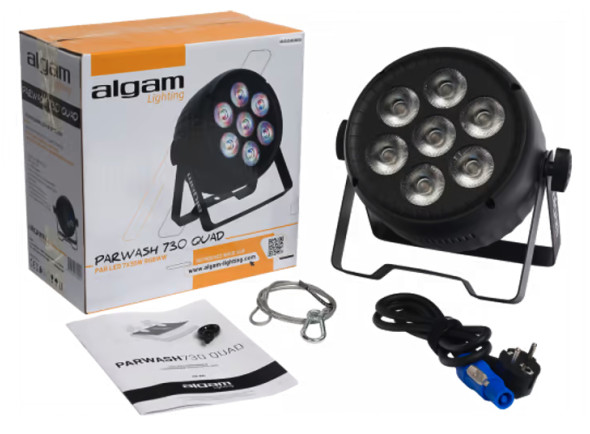 Luz LED/Controlador de luz Algam Lighting PAR WASH 7X30W RGBWW de 25