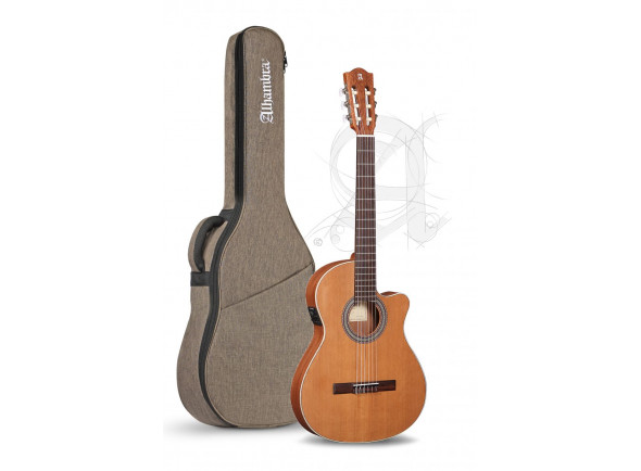 Guitarras clássicas eletrificadas Alhambra Z-NATURE CT EZ incl. Gig Bag 