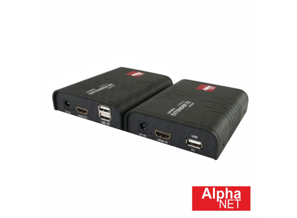 Diversos Alphanet   EXTENSOR DE SINAL HDMI/USB VIA RJ45 CAT6 120M