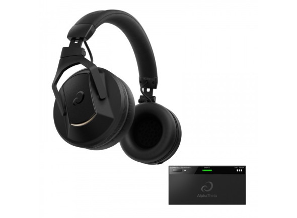 Auscultadores para DJ/Auscultadores para DJ AlphaTheta  HDJ-F10-TX Wireless DJ Headphones with Transmitter