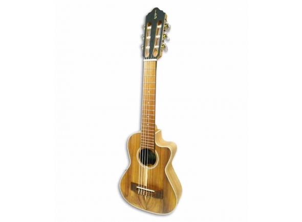 Ukelele Electrificado APC Guitalele GC CW Clássico Koa Eletrificado Cutaway