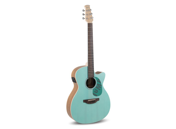 Guitarra Acústica Electrificada/Guitarra Acústica Applause Jump Eletroacústica AEO-69-T Celeste