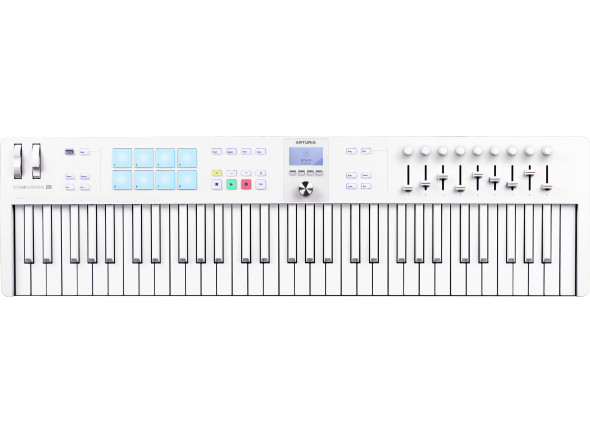 Teclado Midi/Teclados controladores midi até 61 teclas Arturia  Essential 61 mk3 Alpine White