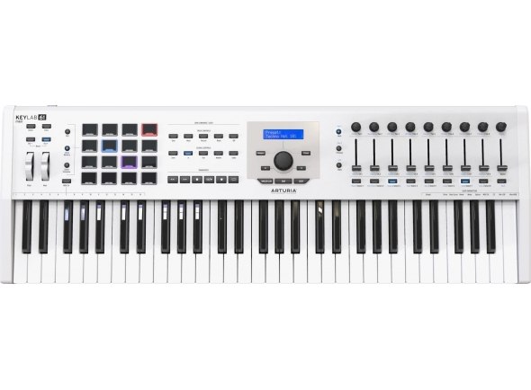 Controlador MIDI de 61 Teclas/Controladores de teclado MIDI Arturia KeyLab MkII 61 White 