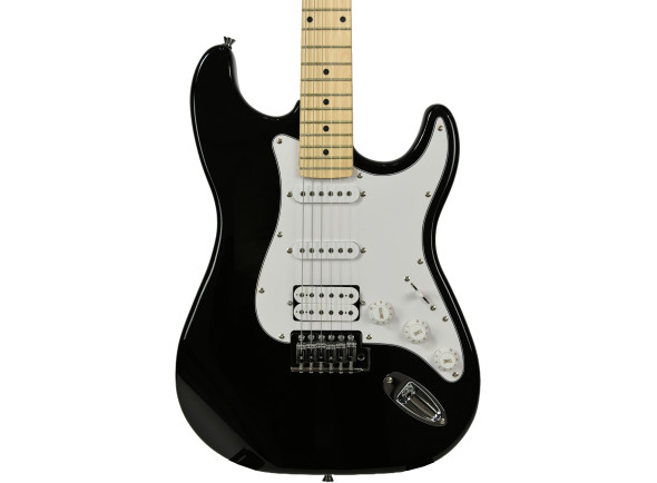 Guitarras formato ST Ashton AG232MBK MN Preta Saco