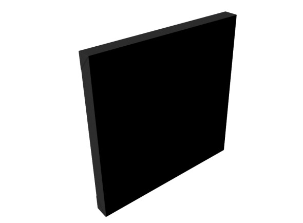 Painel Acústico/absorbentes estándar ATP BASMEL SC Preto6 unidades