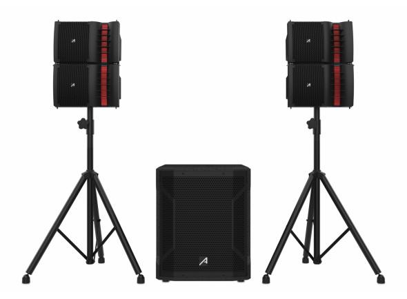 Sistema Line Array activo/Ensembles de sonorisation complets Système Audibax Pro Seattle 1000 Line Array PA , Supports Bluetooth +