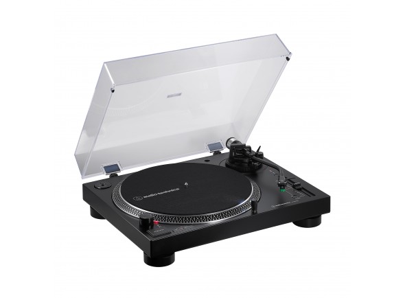 Gira-Discos de acionamento direto Profissional /Gira-discos profissionais de Dj Audio Technica AT-LP120XBT-USBBK  