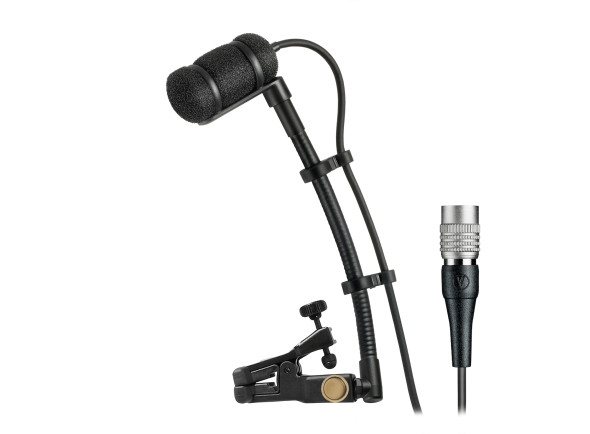 Microfone para instrumento/Micrófono para instrumentos de cuerda Audio Technica  ATM350UcW Microfone para instrumento c/ sistema de montagem universal