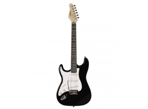 Guitarras Esquerdinos Austin  AST100L Black 