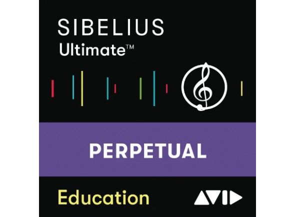 Software de sequenciação Avid  Sibelius Ultimate Perpétuo - Educacional