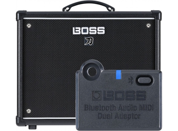 boss gt Pack de guitarra/combinaciones de transistores <b>BOSS KATANA 50 GEN 3 WIRELESS EDITION inclui adaptador Bluetooth</b>