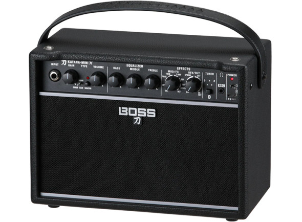Amplificador Combo para Guitarra Elétrica/Combinaison de transistors Batterie rechargeable BOSS KATANA MINI X Bluetooth